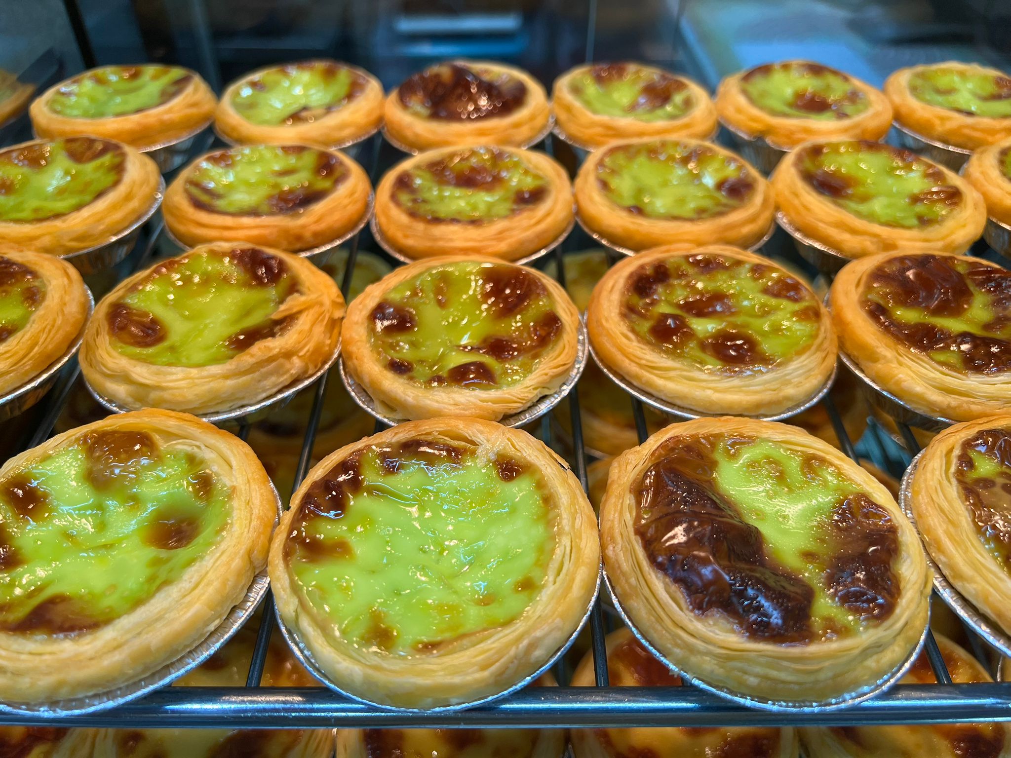Pandan Egg Tart